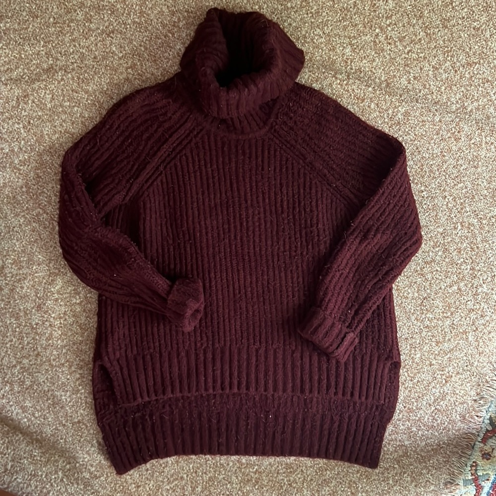 Cozy Maroon Sweater
